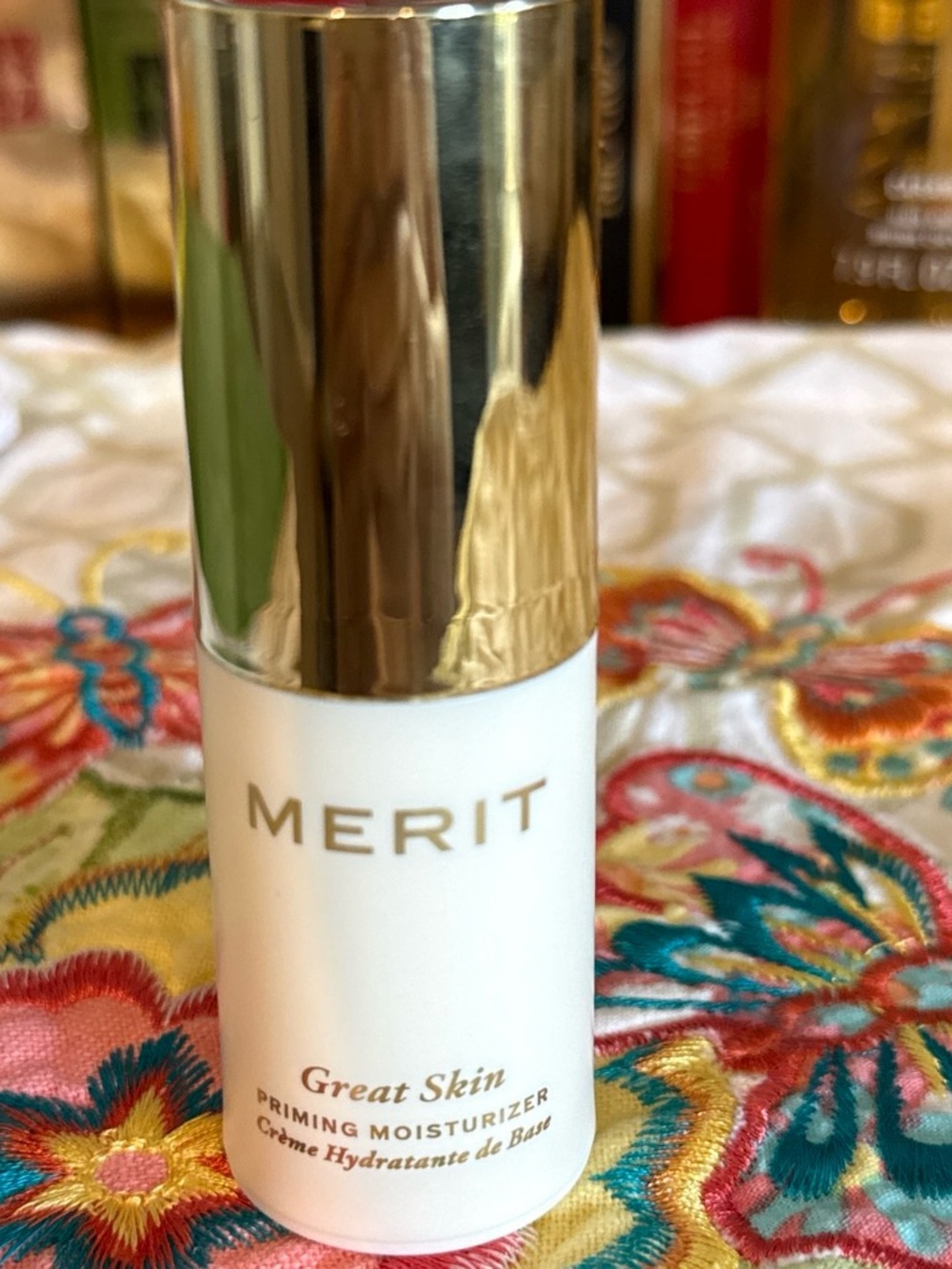 Merit Great Skin Priming Moisturizer — White & Gold